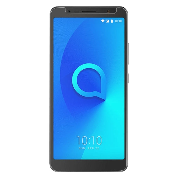 Tempered glass screen protector film fitted to a smartphone front screen