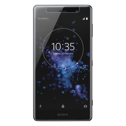 Tempered glass screen protector film for Sony Xperia XZ2 Premium, clear full-fit