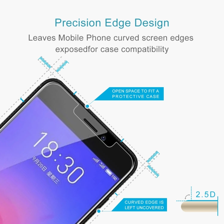 Tempered glass screen protector with 2.5D curved edge design for phone