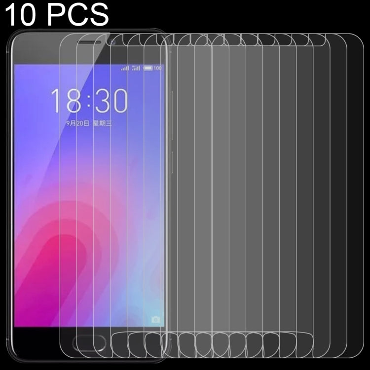 Tempered glass screen protector set (10-pack), curved clear films stacked