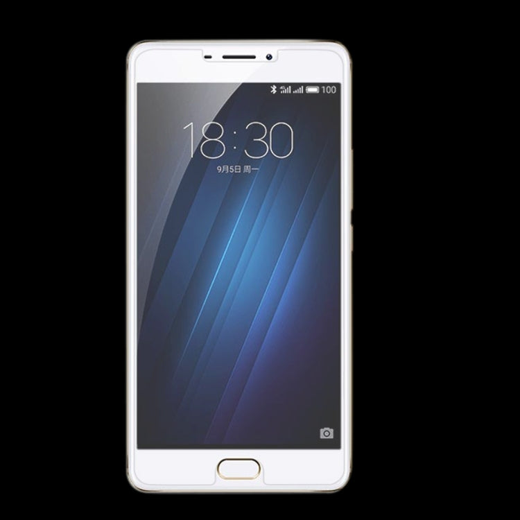 Tempered glass screen protector showing a clear, intact smartphone display