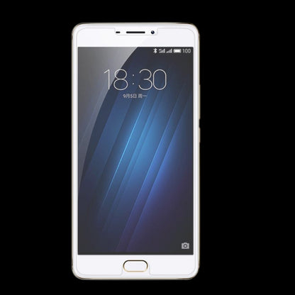 Tempered glass screen protector showing a clear, intact smartphone display