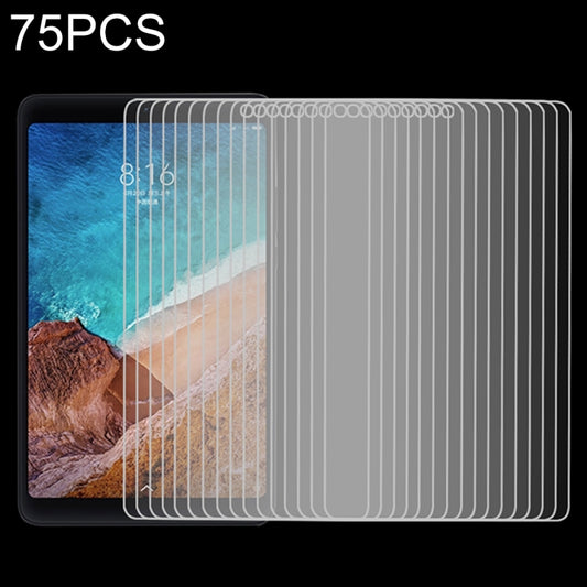 Tempered glass screen protector film set for tablet, multiple cut pieces