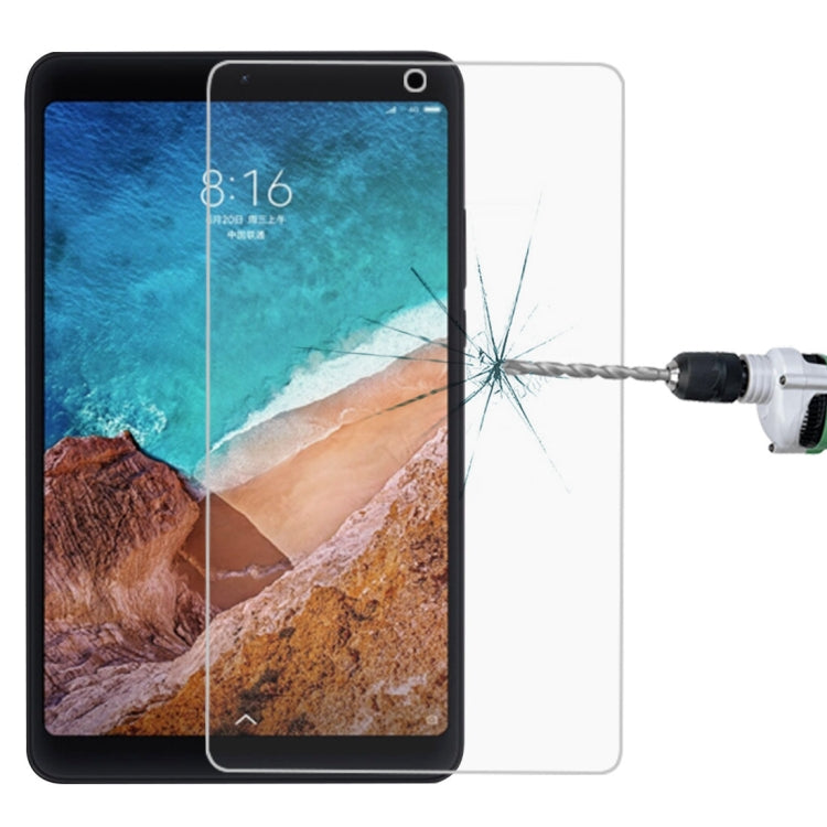 Tempered glass screen protector for tablet, aligned over cracked display
