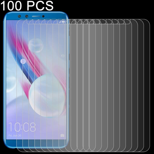 Curved tempered glass screen protector film set for a smartphone, shown on a phone