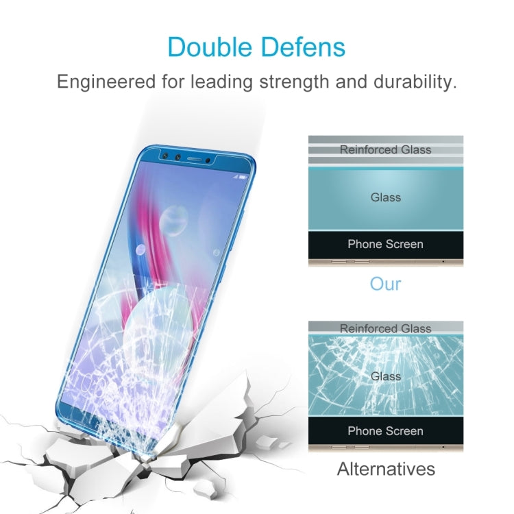 Double layer tempered glass screen protector film with impact resistance diagram