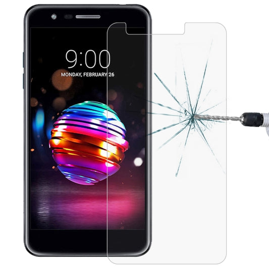 Tempered glass screen protector film for LG K11 2018, 9H hardness, 2.5D edge