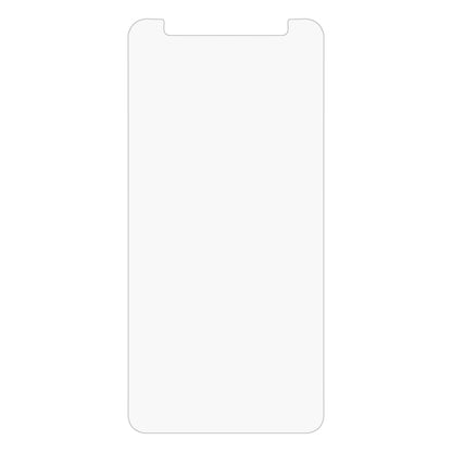 Tempered glass screen protector sheet with rounded top corners
