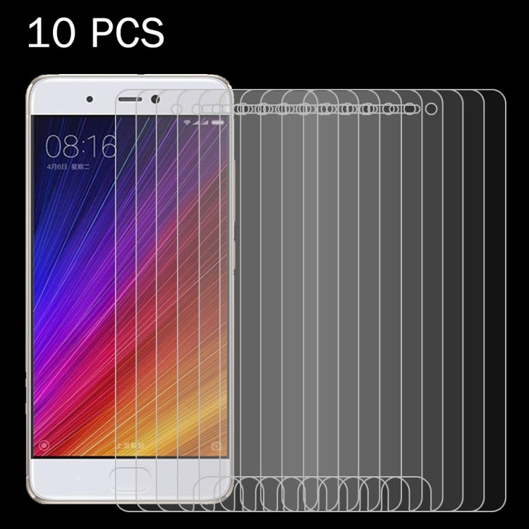 Tempered glass screen protectors, 10-pack for phone screens, multiple panels shown