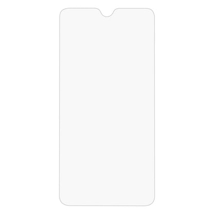 Tempered glass screen protector panel with rounded corners, plain front view
