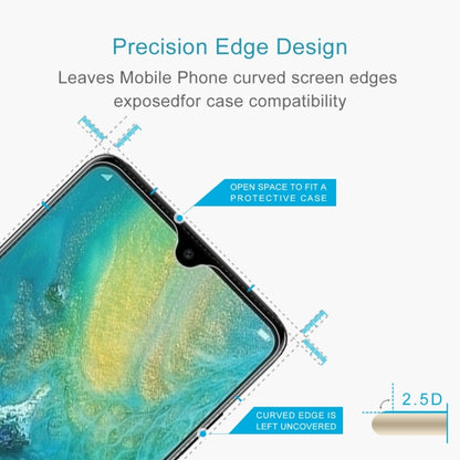 Tempered glass screen protector showing precision edge design for curved screens