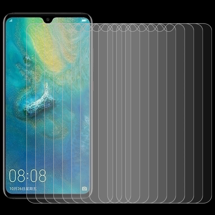 Tempered glass screen protector set with multiple film templates for Huawei Mate 20