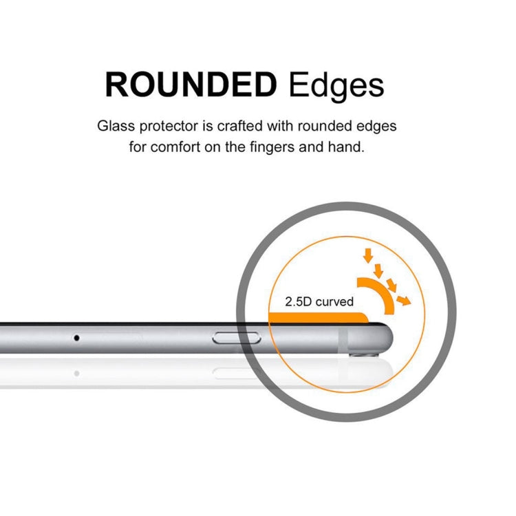 2.5D curved-edge tempered glass screen protector for comfortable finger touch