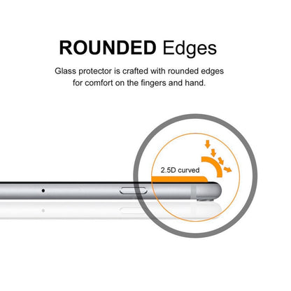 2.5D curved-edge tempered glass screen protector for comfortable finger touch