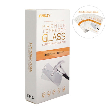 ENKAY Premium tempered glass screen protector 10-pack retail package box