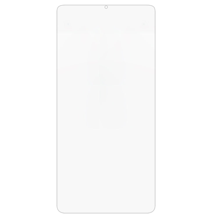 Clear tempered glass screen protector sheet for smartphone, full front coverage