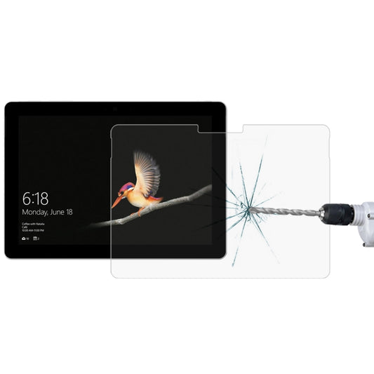 Tempered glass screen protector film for Surface Go tablet, clear anti-shatter layer