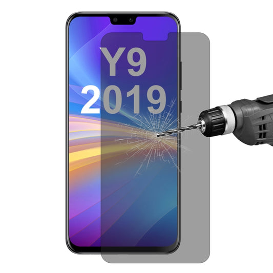 Tempered glass screen protector film with anti-glare for Huawei Y9 (2019), 9H