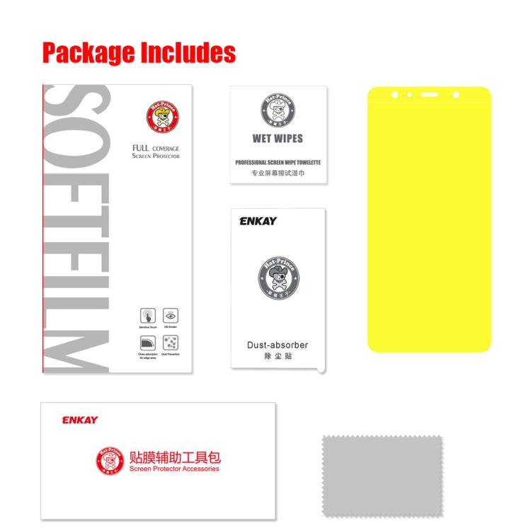 Screen protector kit for Samsung Galaxy A7 (2018), wipes and accessories included