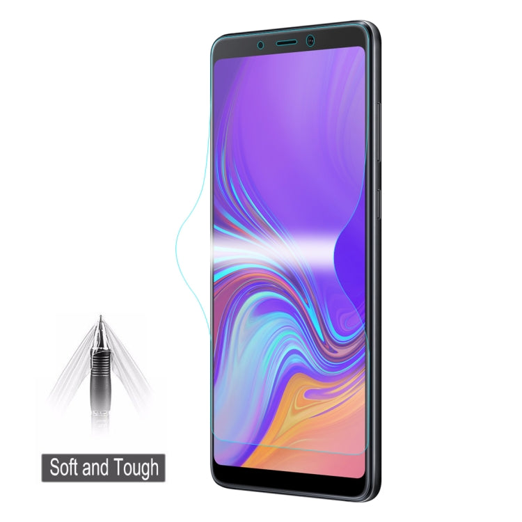 Full-screen hydrogel screen protector film for Samsung Galaxy A9 (2018), soft and tough