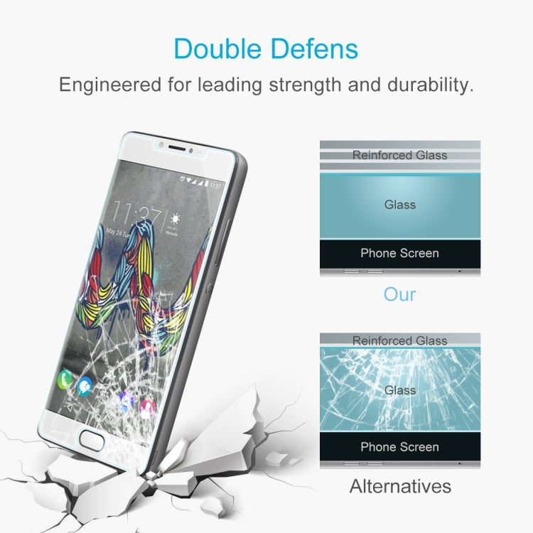Impact-resistant tempered glass screen protector with reinforced glass layer