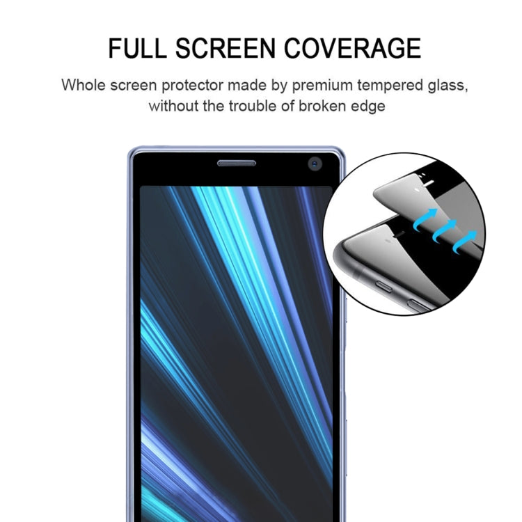 Tempered glass screen protector film aligned over a smartphone display