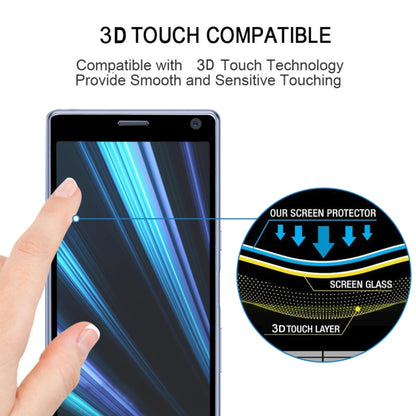 Tempered glass screen protector film for Sony Xperia XA3 with 3D Touch support