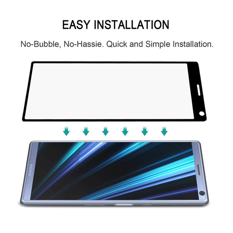 Tempered glass screen protector film with easy, bubble-free installation guide