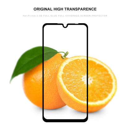 Clear full-glue tempered glass screen protector with curved cutout for phone screen