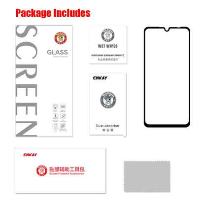 Tempered glass screen protector package with accessories, wipes, and cleaning cloth