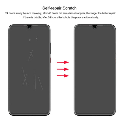 Self-repair scratch-resistant screen protector film with scratch fade comparison