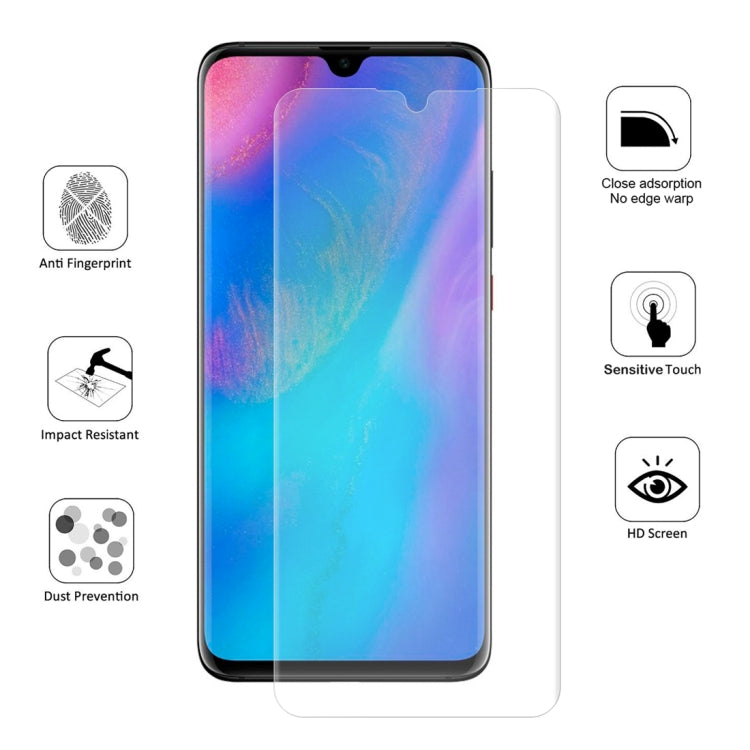Full screen hydrogel protector with anti-fingerprint and smooth touch surface