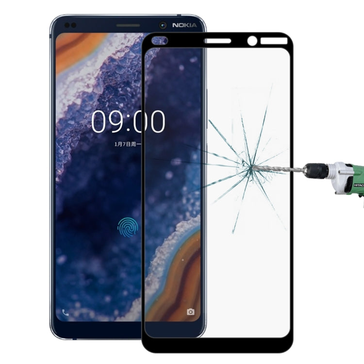 Tempered glass screen protector for Nokia 9 with full-screen coverage
