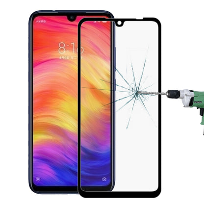 9H tempered glass screen protector on phone screen with impact cracked glass test