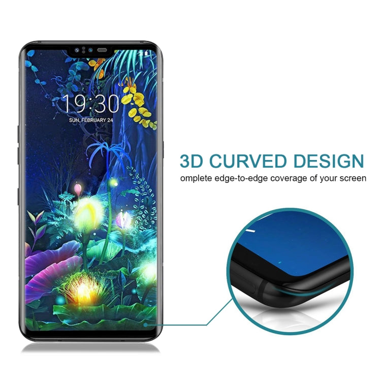 3D curved tempered glass screen protector for LG V50 ThinQ 5G, edge coverage