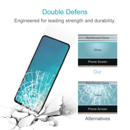 Tempered glass screen protector with reinforced glass layers and impact protection