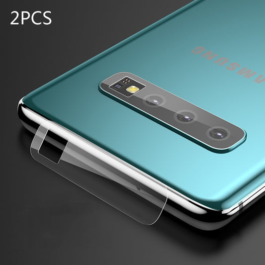 Transparent soft rear camera lens protective film, 2-piece set for smartphone