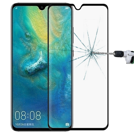 Tempered glass screen protector film with crack-resistant edge for smartphone screen