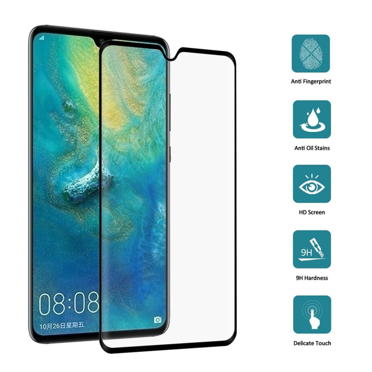 3D curved tempered glass screen protector on smartphone with full-screen coverage
