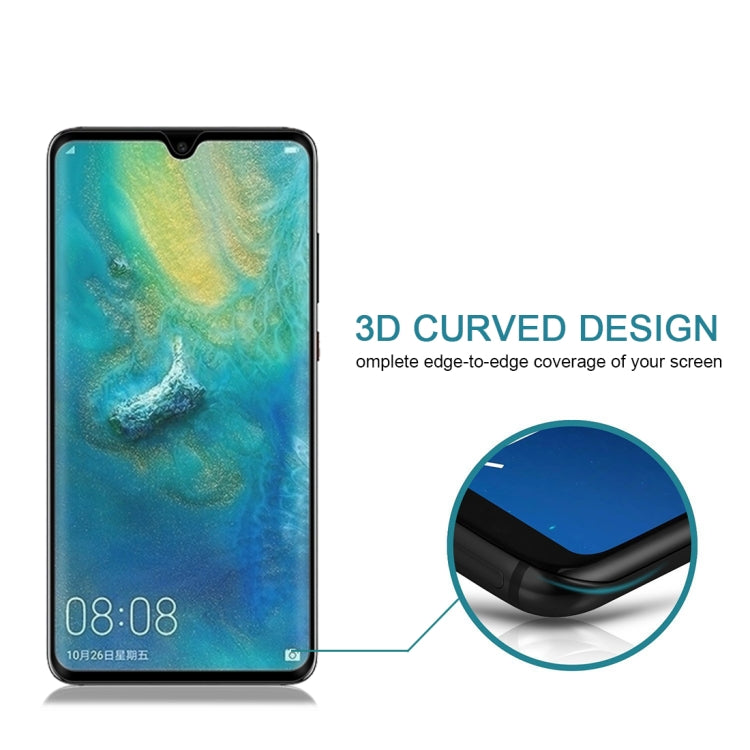 3D curved tempered glass screen protector film with close-up curved edge detail