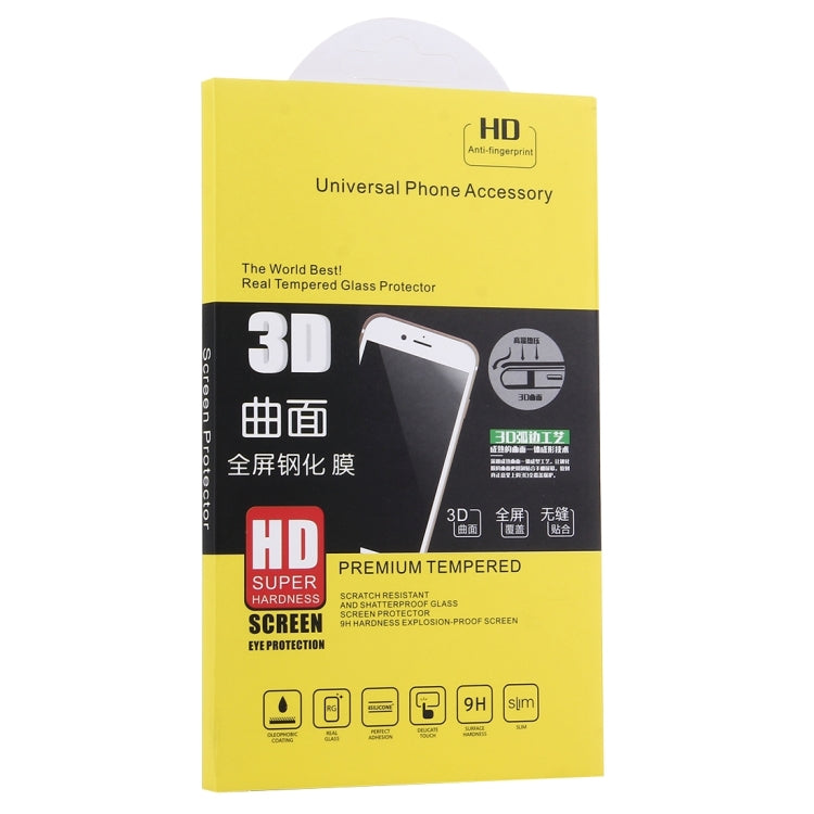 Retail box for HD tempered glass 3D curved screen protector for phones