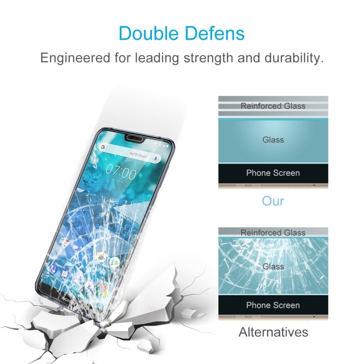 Tempered glass screen protector with impact and crack resistance graphic