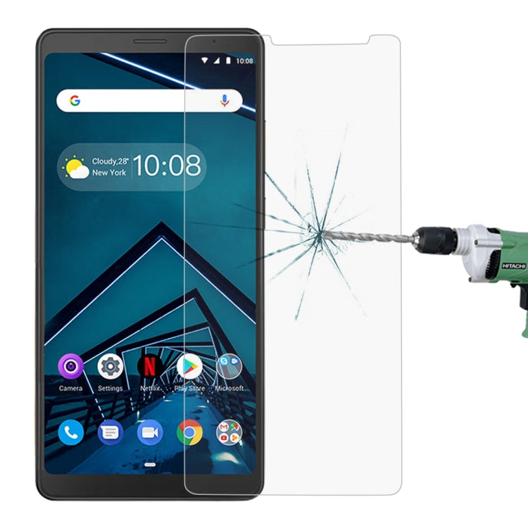 Tempered glass screen protector film for Lenovo Tab V7 with anti-scratch coverage