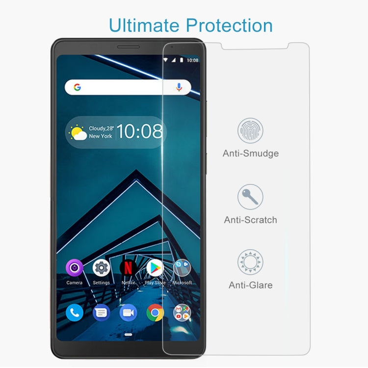 Tempered glass screen protector film for Lenovo Tab V7 with anti-glare and anti-scratch
