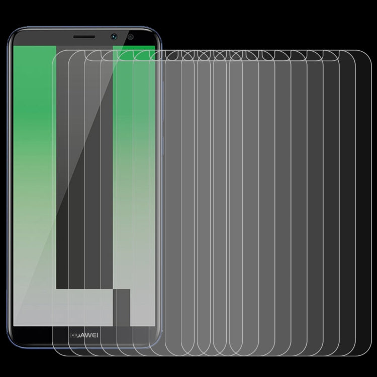 Tempered glass screen protector pack with multiple clear films over a smartphone screen