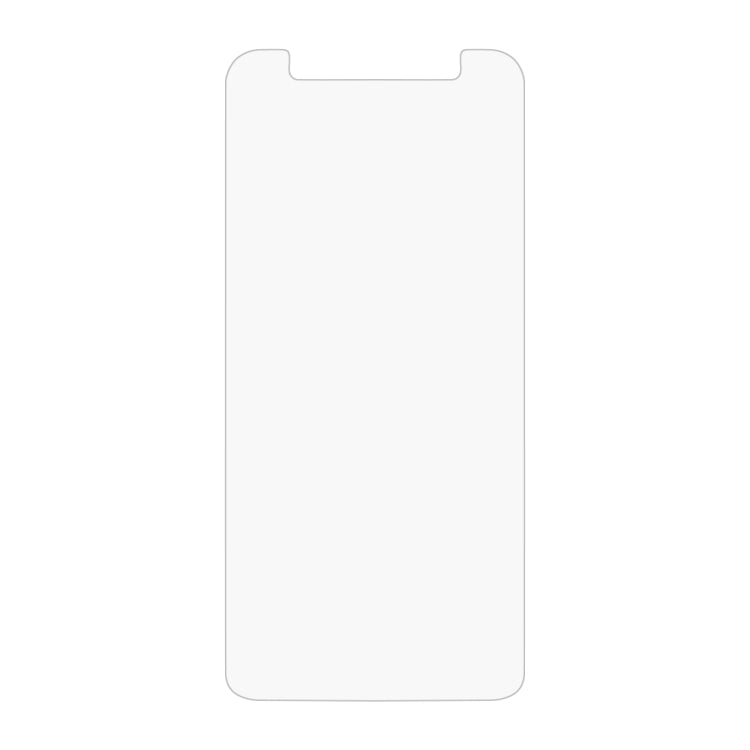 Tempered glass screen protector sheet with cutouts for speaker and sensors