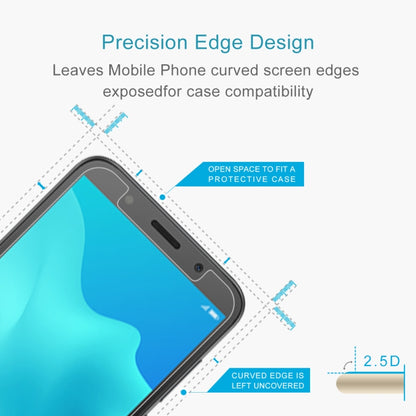 Tempered glass screen protector showing precise edge fit and 2.5D rounded corners