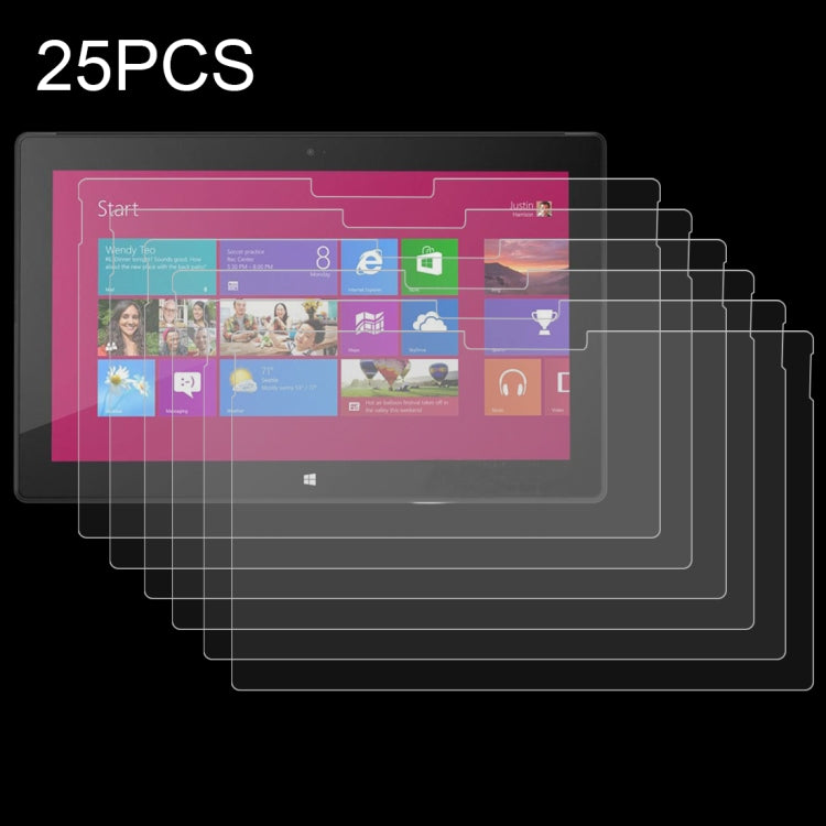 25-pack textured screen film protectors for Surface Pro tablets