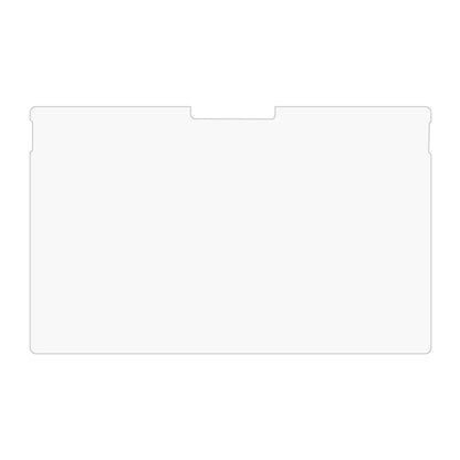 Clear screen protector film sheet for tablet, pre-cut to fit