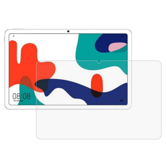Tablet pencil sketch screen protector film with clear textured surface